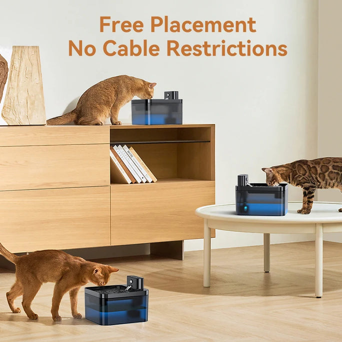 ROJECO Wireless Automatic Pet Water Fountain