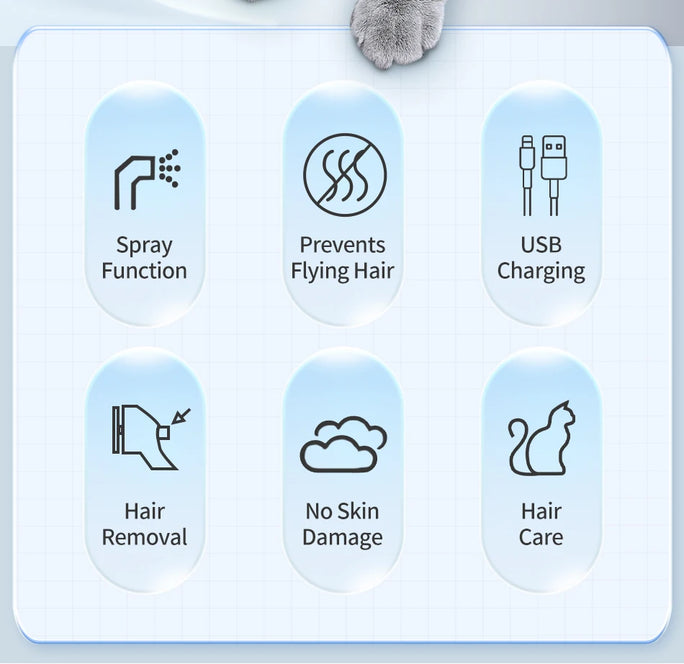 ROJECO Pet Spray Hair Comb
